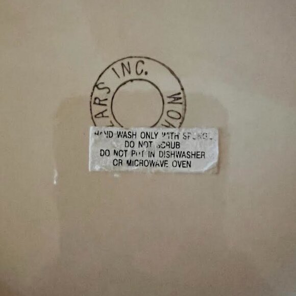 Vintage Hand-Painted World Bazars Ceramic EASTER CHICK Plate and Mug Set - Picture 8 of 8